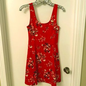 Red Floral Dress